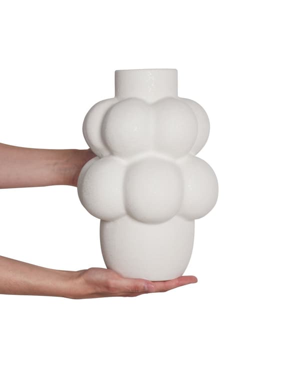 Blomvas Vit Stengods Inomhus Dekoration Modern Design Vattentät Vardagsrum Sovrum