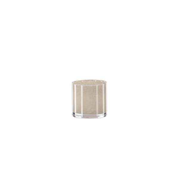 Glora telysholder beige.