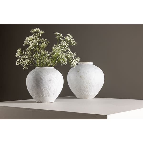 Globe vase beige.