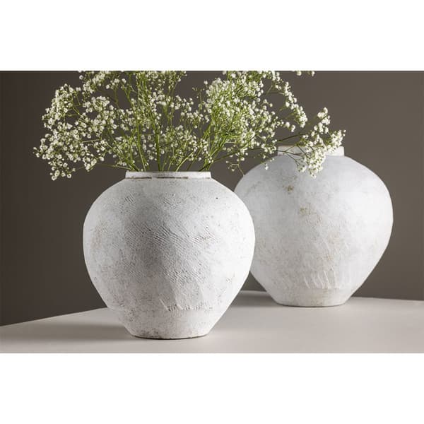 Globe vase beige.