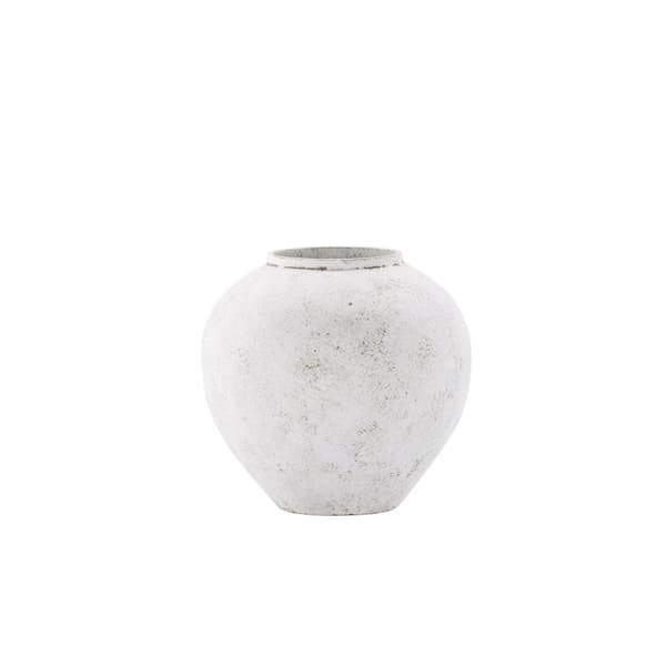 Globe vase beige.