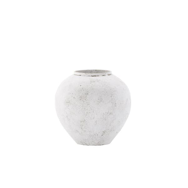 Globe vase beige.
