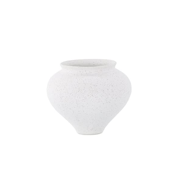 Rellis vase hvit.
