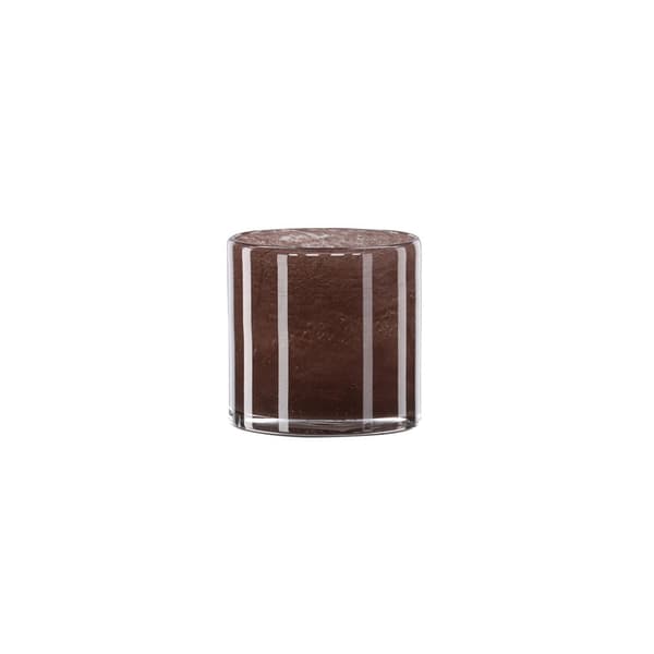 Glora telysholder brun.