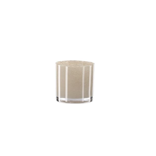 Glora telysholder beige.