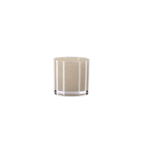 Glora telysholder beige.