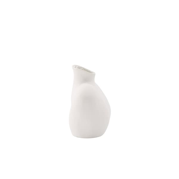 Harvey vase offwhite.