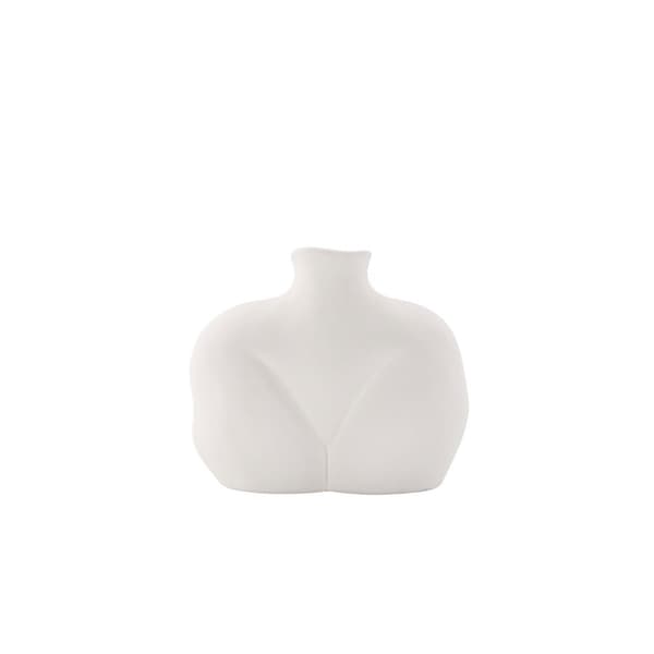 Harvey vase offwhite.