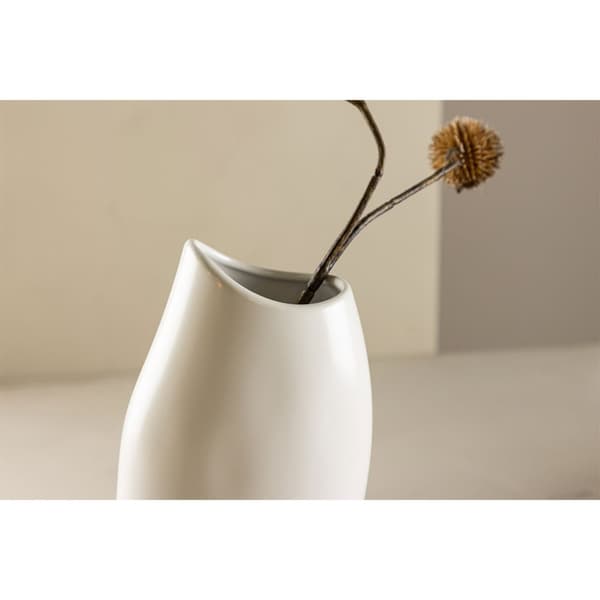 Ernst vase hvit.