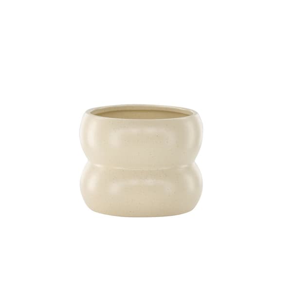 Dapne blomsterpotte beige.