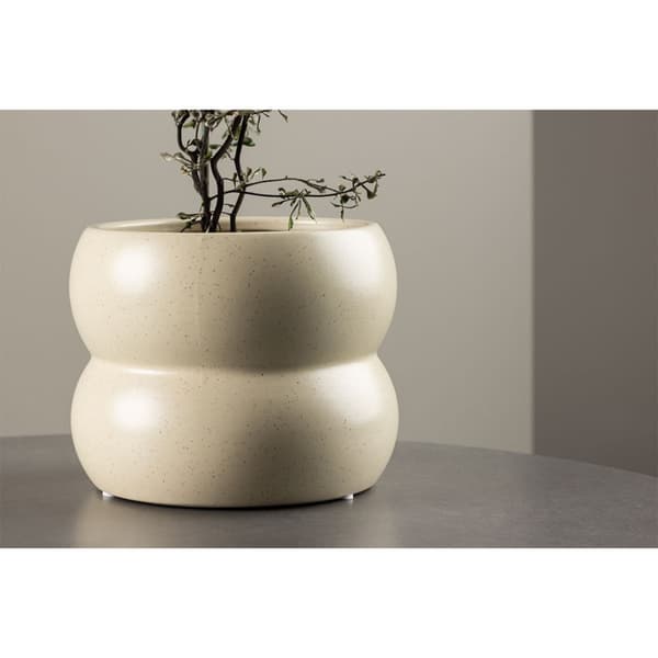 Dapne blomsterpotte beige.