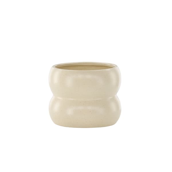 Dapne blomsterpotte beige.