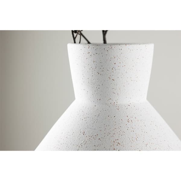 Rellis vase hvit.