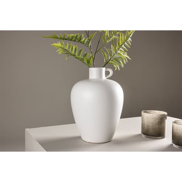 Cent vase offwhite.