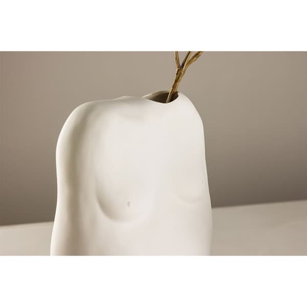 Romie vase offwhite.