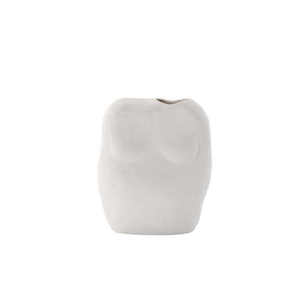 Romie vase offwhite.