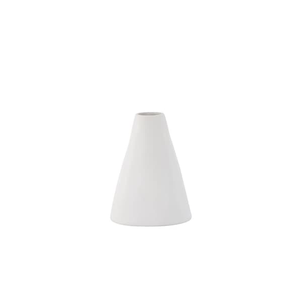 Ovy vase hvit.