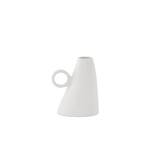 Ovy vase hvit.