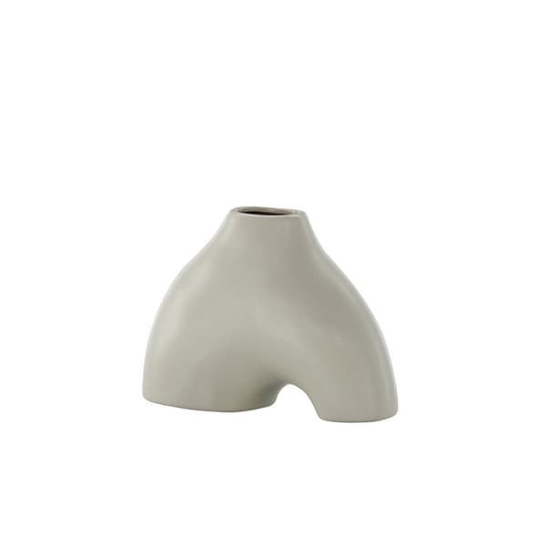 Kento vase lysegrå.