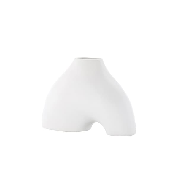 Kento vase hvit.