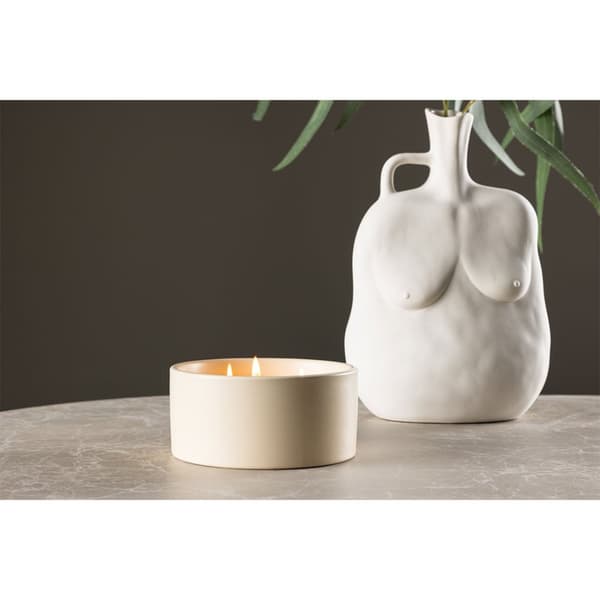 Douglas telysholder med duftlys beige.