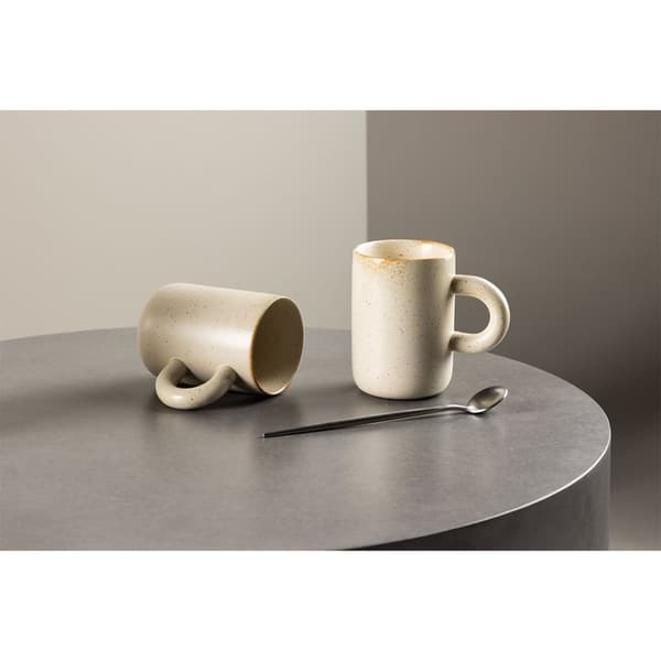2 x Active kopp keramikk beige.