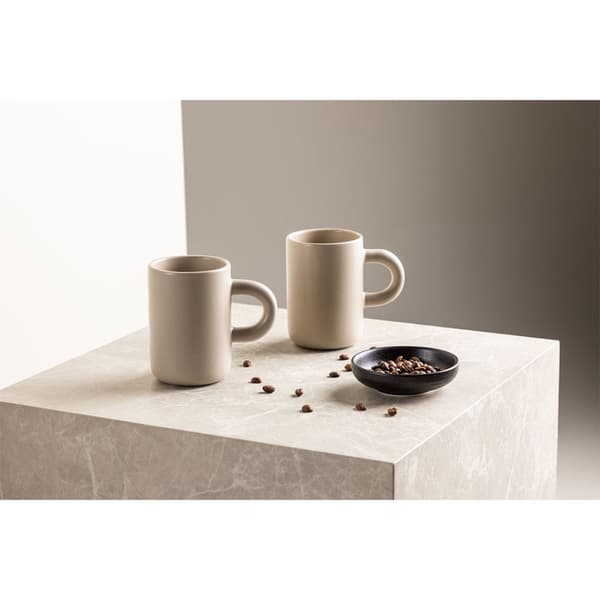 2 x Active kopp benporselen beige.