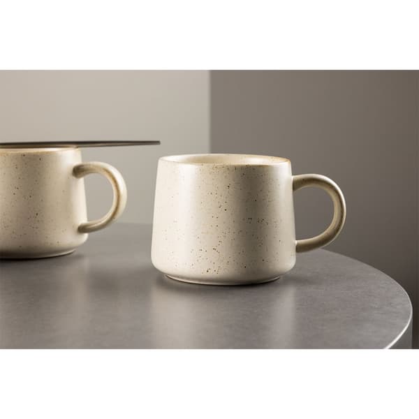 2 x Active kopp keramikk beige.