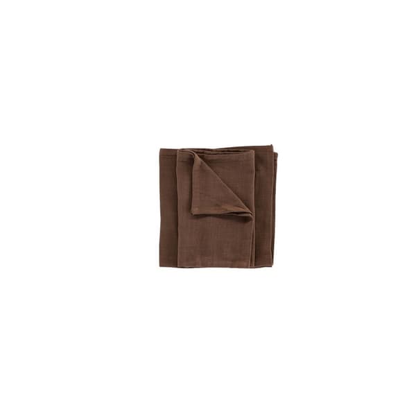 2 x Bloria stoffserviett rayon mørkebrun.