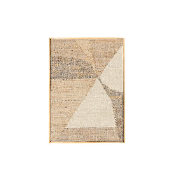 Patricia veggdekorasjon bomull, jute beige.