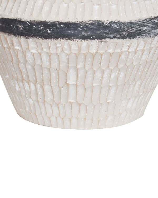 Blomstervase beige udendørs indendørs potte traditionel boho til planter og blomster