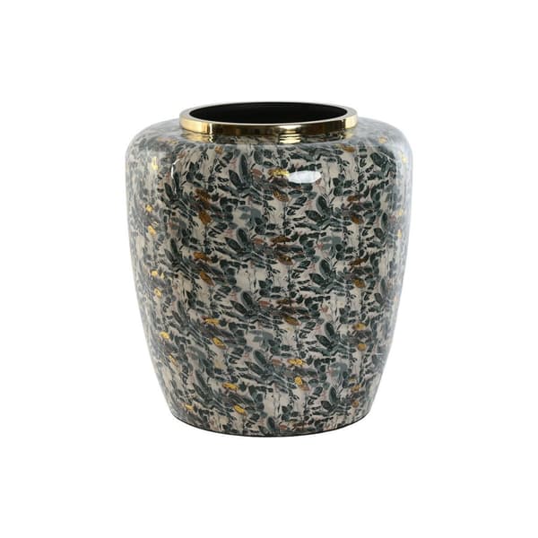 Vas Home ESPRIT Grön Gyllene Metall 33 x 33 x 35,5 cm