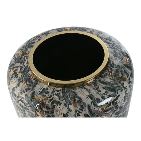Vas Home ESPRIT Grön Gyllene Metall 33 x 33 x 35,5 cm