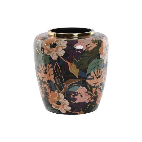 Vase Home ESPRIT Flerfarget Metall 33 x 33 x 35 cm