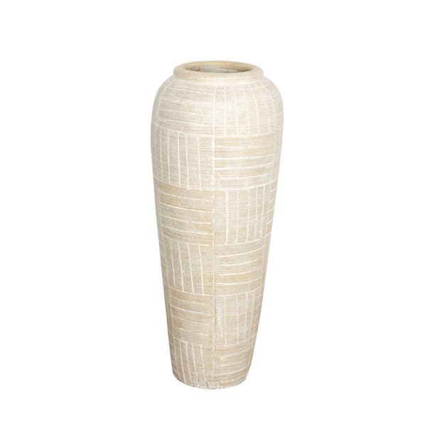 Floor vase Alexandra House Living Terrakotta 30 x 80 x 30 cm