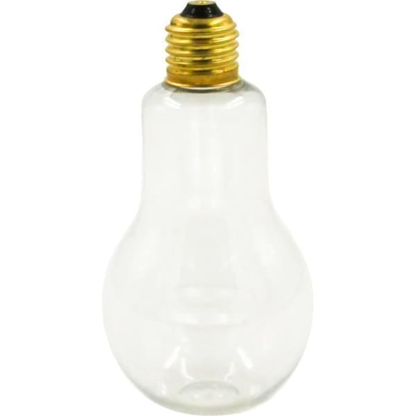 Dekorativ ampull - MegaCrea DIY - 15 cm - Transparent - 3-pack - Plastik