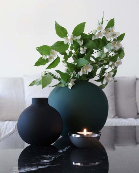 Vas - soliflore Cooee design - CD-HI-028-03-KG - Ballongvas 20 Mörkgrön
