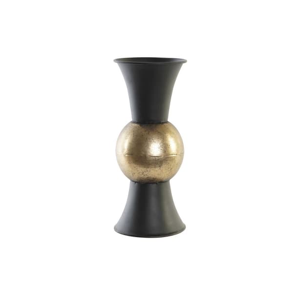 Vas DKD Home Decor Svart Metall Koppar Vintage 14 x 14 x 32 cm