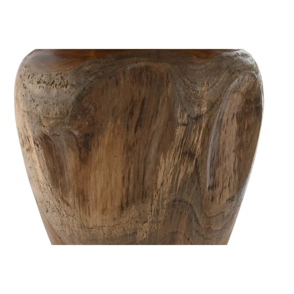 Vas Home ESPRIT Naturell Mörkbrun Teak 34 x 34 x 40 cm