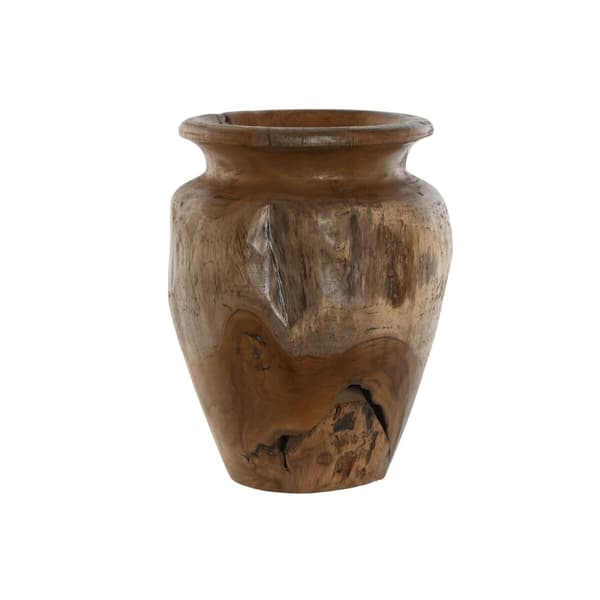 Vas Home ESPRIT Naturell Mörkbrun Teak 34 x 34 x 40 cm