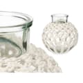 Miniatyrbild 3 av 3: Vas Vit Tyg Glas 25 x 26,5 x 25 cm (4 antal) Makramé