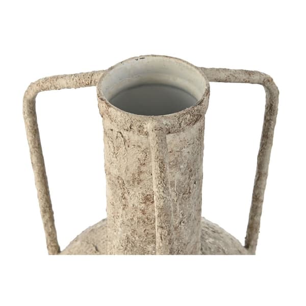 Vas Home ESPRIT Vit Metall 23 x 23 x 35,5 cm