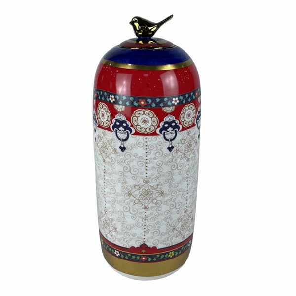 Vase DKD Home Decor Porcelæn Shabby Chic (18 x 18 x 42 cm)