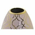 Miniatyrbillede 2 af 3: Vase DKD Home Decor Porcelæn Pink Gylden Orientalsk Chromsalt 16 x 16 x 18 cm