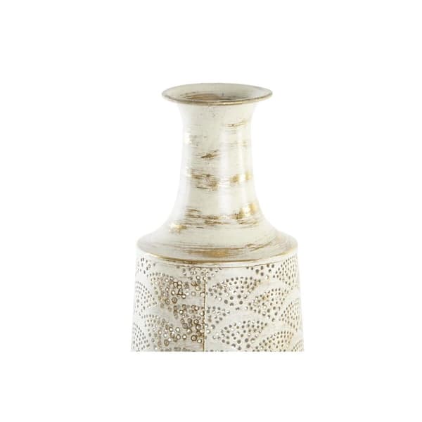 Vase DKD Home Decor Metal Tricolour Araber (19 x 19 x 66 cm)
