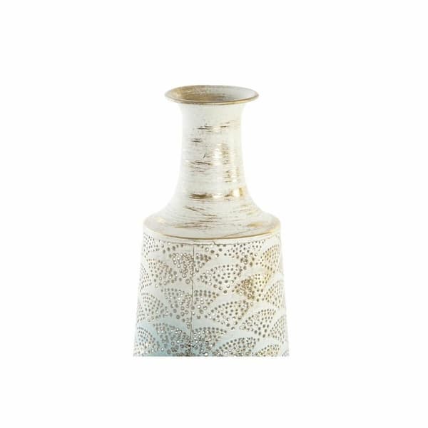 Vase DKD Home Decor Metal Tricolour Araber (19 x 19 x 56 cm)