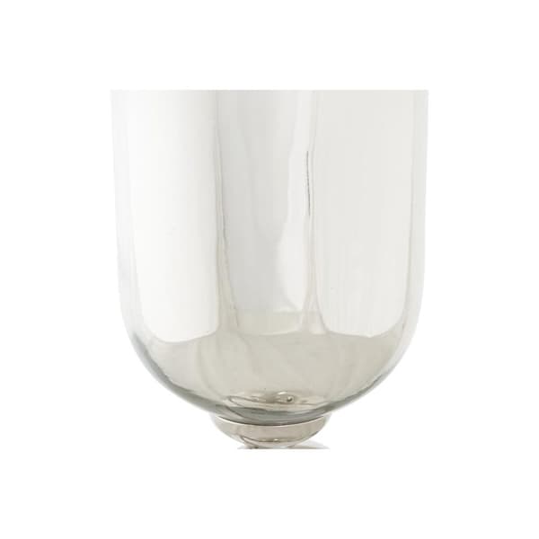 Vase DKD Home Decor Champagne Krystal Aluminium (15 x 15 x 56 cm)