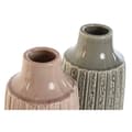 Miniatyrbillede 2 af 3: Vase Home ESPRIT Grå Pink Porcelæn 15 x 15 x 31 cm (2 enheder)