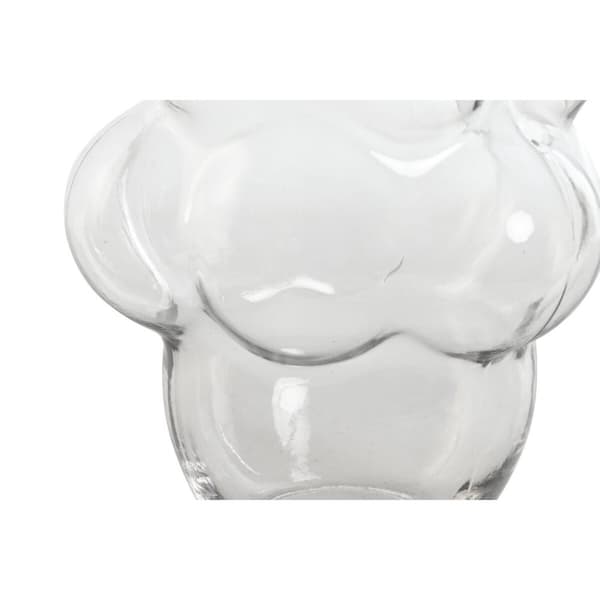 Vase Home ESPRIT Gennemsigtig Krystal 19 x 19 x 24 cm