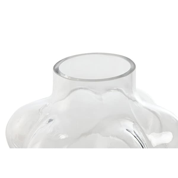 Vase Home ESPRIT Gennemsigtig Krystal 19 x 19 x 24 cm